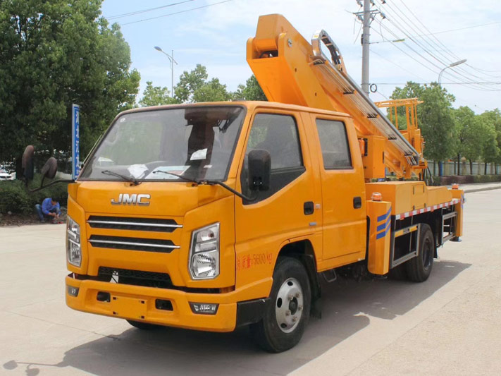 國六江鈴雙排17.5米直臂高空作業車